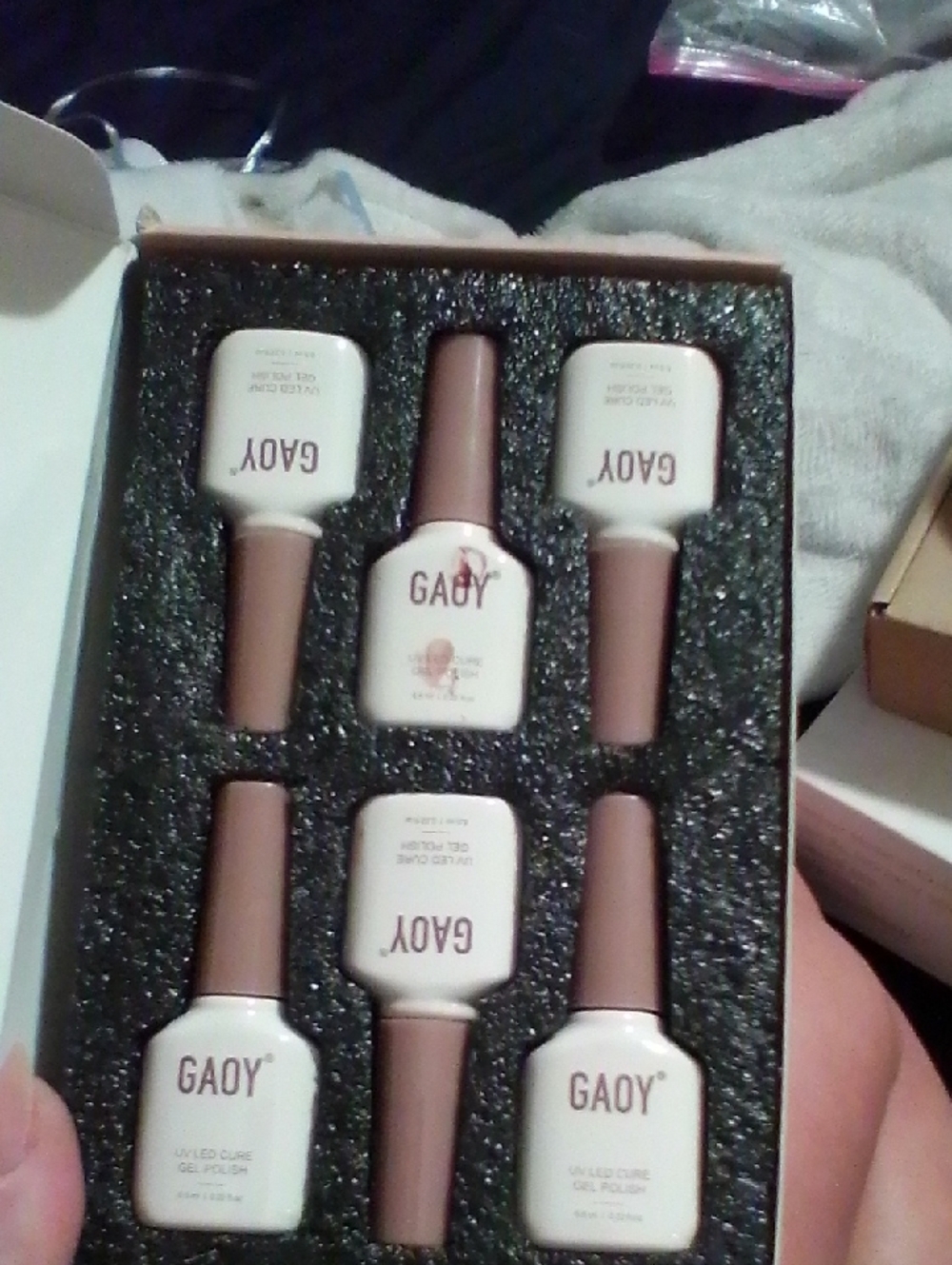 GAOY Nude Pink Gel Nail Polish Set